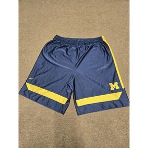 Vintage Michigan Wolverines Nike Shorts Sz XL‎ Dazzle Shiny Fab 5 90s